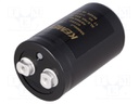 Capacitor: electrolytic; 33000uF; 63VDC; Leads: screw; ESR: 20mΩ