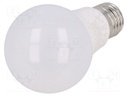 LED lamp; neutral white; E27; 220/240VAC; 806lm; 8.5W; 200°; 4000K