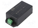 Power supply: switched-mode; modular; 45W; 12VDC; 109x52x33.5mm