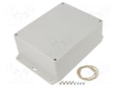 Enclosure: multipurpose; X: 146mm; Y: 186mm; Z: 75mm; Ritec; IP65