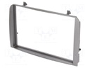 Radio mounting frame; Alfa Romeo; 2 DIN; anthracite