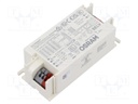 Power supply: switched-mode; LED; 29.4W; 15÷42VDC; 350÷700mA; IP20