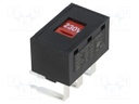 Switch: slide; Pos: 2; DPDT; 10A/125VAC; 4A/30VDC; ON-ON; -30÷85°C