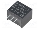 Converter: DC/DC; 6W; Uin: 15÷28V; Uout: 12VDC; Iout: 500mA; SIP3