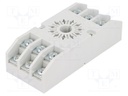 Socket; PIN: 11; 10A; 250VAC; Mounting: on panel; Series: R15