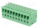 PCB terminal block; angled 90°; 5mm; ways: 1; on PCBs; 2.5mm2; 20A