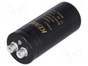 Capacitor: electrolytic; 4700uF; 100VDC; Leads: screw; ESR: 33mΩ