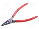 Pliers; internal circlip; Ring: external; Pliers len: 140mm