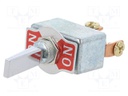 Switch: toggle; Pos: 2; SPDT; ON-ON; 50A/12VDC; Leads: screw; 50mΩ