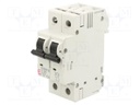 Circuit breaker; 230/400VAC; Inom: 25A; Poles: 2; DIN; Charact: C