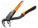 Pliers; Cobra adjustable grip; 200mm; chrome-vanadium steel