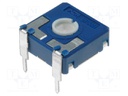 Potentiometer: mounting; single turn,horizontal; 47kΩ; 250mW