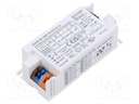 Power supply: switched-mode; LED; 30W; 24÷42VDC; 150÷700mA; OUT: 1