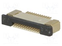 Connector: FFC (FPC); horizontal; PIN: 12; ZIF,top contacts; SMT