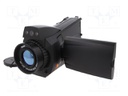 Infrared camera; Display: LCD 4,3" (480x272),touch screen; 9Hz