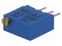 Potentiometer: mounting; multiturn; 200Ω; 500mW; THT; ±10%; linear