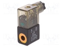 Coil for solenoid valve; Temp: 0÷50°C; Usup: 12VDC; 4.8W; IP65