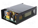 Power supply: switched-mode; 390/500W; 80÷264VDC; 80÷264VAC; 93%