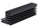 Heatsink: extruded; TO220; black; L: 94mm; W: 30mm; H: 31mm; 5.1K/W