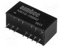 Converter: DC/DC; 1W; Uin: 9÷18V; 5VDC; Iout: 200mA; SIP8; 3.96g