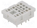 Socket; PIN: 8; Mounting: PCB; Series: R2