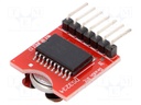 Module: RTC; DS3234; SPI; 5VDC; RTC battery,pin strips; Kit: module