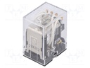 Relay: electromagnetic; 4PDT; Ucoil: 24VDC; 5A/220VAC; 5A/24VDC