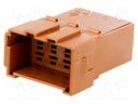 Connector: wire-wire; Junior Timer; plug; male; PIN: 8; for cable