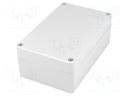 Enclosure: multipurpose; X: 100mm; Y: 160mm; Z: 60mm; aluminium; IP67