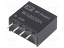 Isolated Board Mount DC/DC Converter, ITE, 1 Output, 250 mW, 3.3 V, 75.7 mA