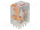 Relay: electromagnetic; 3PDT; Ucoil: 120VAC; 10A/250VAC; 10A/24VDC