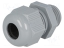 Cable gland; M16; IP68; Mat: polyamide; dark grey