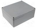 Enclosure: multipurpose; X: 230mm; Y: 280mm; Z: 110mm; ALUEIN; grey