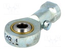 Ball joint; 5mm; Thread: M5; Mat: steel; Pitch: 0,8; Plating: zinc