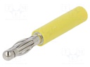 Adapter; 4mm banana; banana 2mm socket,banana 4mm plug; 10A