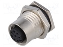 Socket; M12; PIN: 8; female; A code-DeviceNet / CANopen; THT; 30V