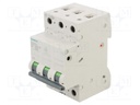 Circuit breaker; 400VAC; Inom: 6A; Poles: 3; DIN; Charact: B; 6kA