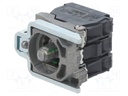 Contact Block, SPST-NO/NC, Screw Clamp, 2 Pole, 6 A, 120 V