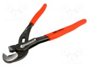 Pliers; universal wrench; 250mm; steel