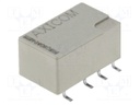 Relay: electromagnetic; DPDT; Ucoil: 4.5VDC; 0.5A/125VAC; 2A/30VDC