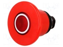 Switch: emergency stop; Stabl.pos: 2; 22mm; red; Illumin: MLB-1