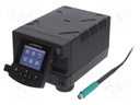 Soldering station; digital; ESD; 90÷500°C; Plug: EU; Display: LCD