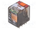 Relay: electromagnetic; DPDT; Ucoil: 24VAC; 12A/250VAC; 12A/30VDC