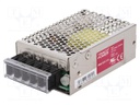 Power supply: switched-mode; modular; 15W; 15VDC; 79x51x28.8mm