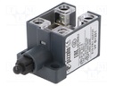 Limit switch; plastic plunger; NO x2; 10A; max.400VAC; max.250VDC