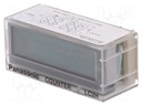 Counter: electronical; LCD; pulses; 99999999; IP66; IN 1: contact