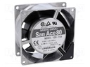 Fan: AC; axial; 80x80x38mm; 54m3/h; 35dBA; ball bearing; 2700rpm