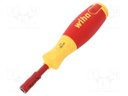 Screwdrivers; Pcs: 6; insulated; 1kVAC; with bit magazine