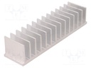 Heatsink: extruded; grilled; L: 40mm; W: 165mm; H: 35mm; aluminium