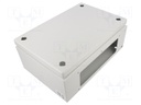 Enclosure: multipurpose; X: 200mm; Y: 300mm; Z: 120mm; with flange